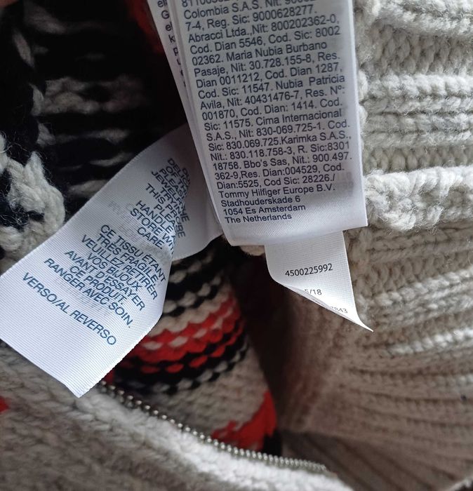 Tommy Hilfiger XL, вълнен пуловер