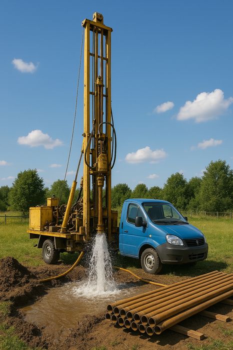 Бурение скважин на воду . Колодцы