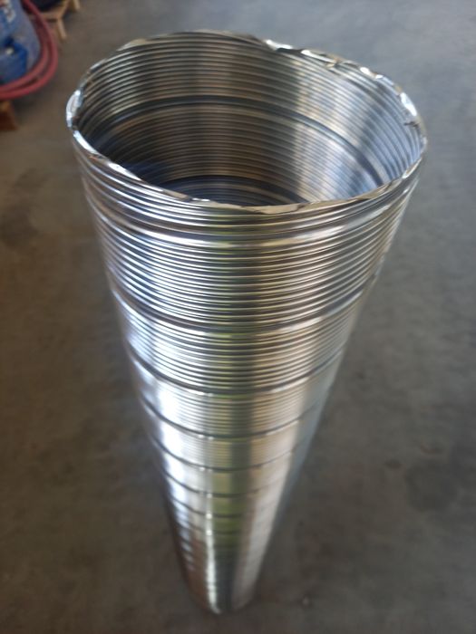 Гофриран Комин ф 150 общо 1 брой. Цената е за един метър.