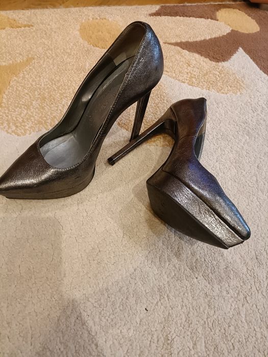 Pantofi eleganți din piele naturală, Estella Blue