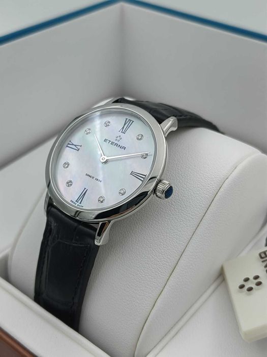 Ceas Eterna Eternity Lady Diamonds 32 mm – Swiss Made – Nou – Full Set