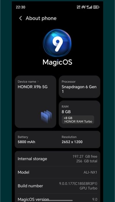 Honor X9b 5G(Magic 6 lite)