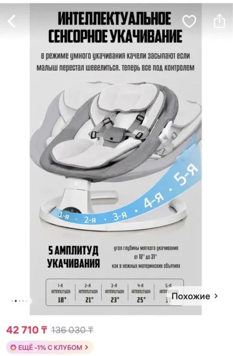 Электрический шезлонг отдаю за пол цены