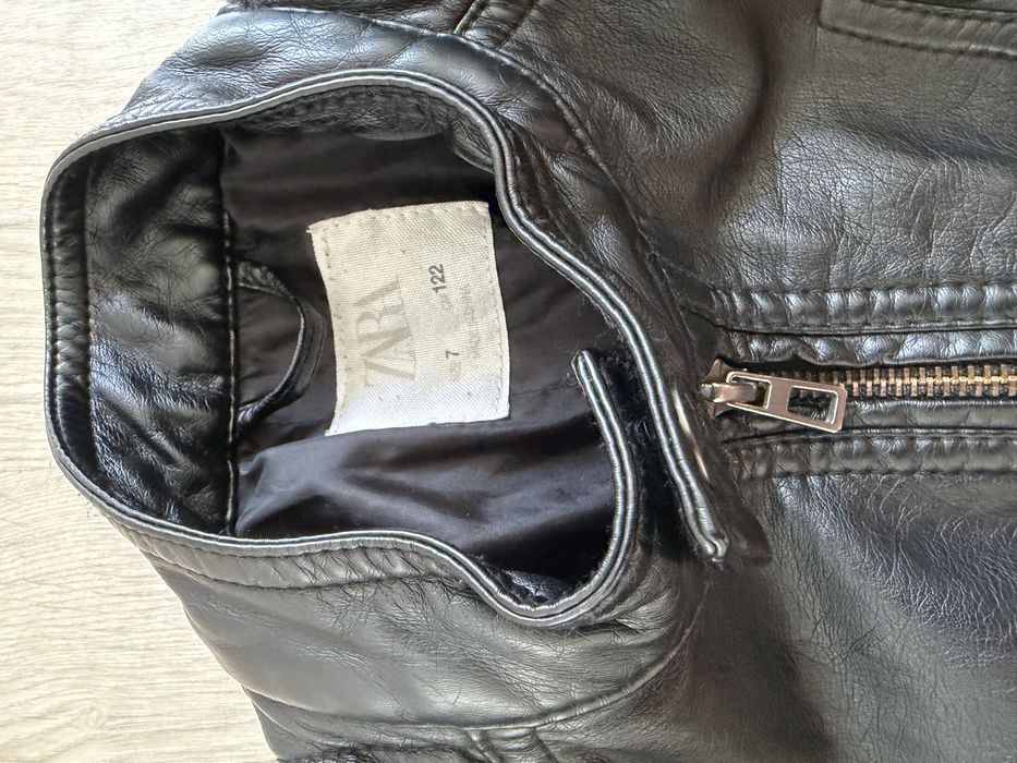 Vand geaca de piele naturala Zara, 122cm