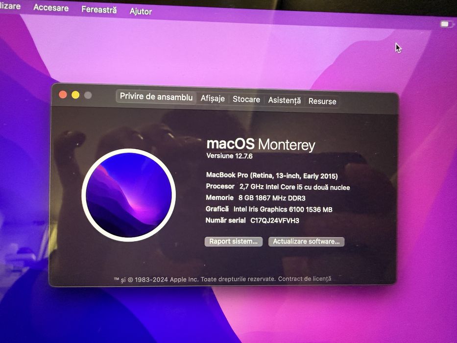 Macbook pro Late 2015