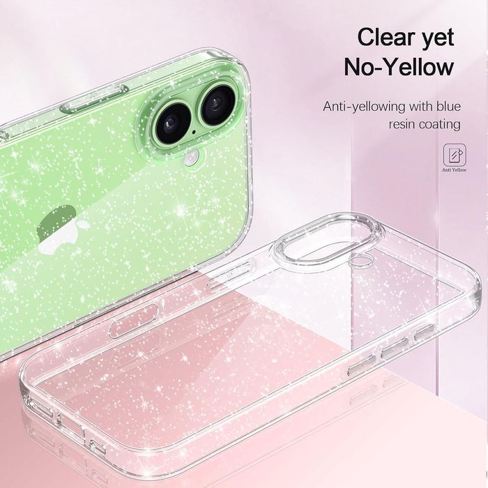 Блестящ кейс glitter case за apple iphone 17