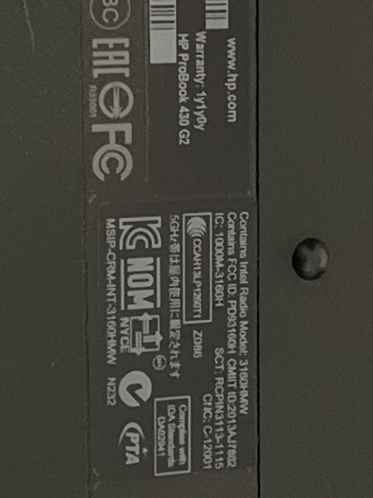 Laptop HP ProBook 430 G2 / i5 GEN 5 / SSD 128 GB / 8 GB RAM