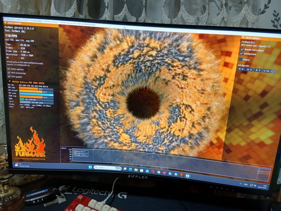 Asus 2060 super 8GB ddr6