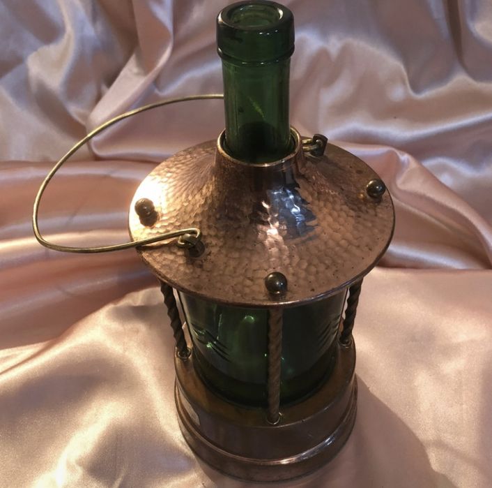 Sticla muzicala, cu suport din cupru