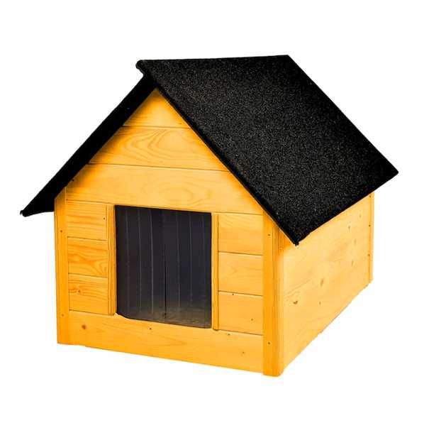 Cusca pentru caini XL, galben/negru, 101x69x70cm