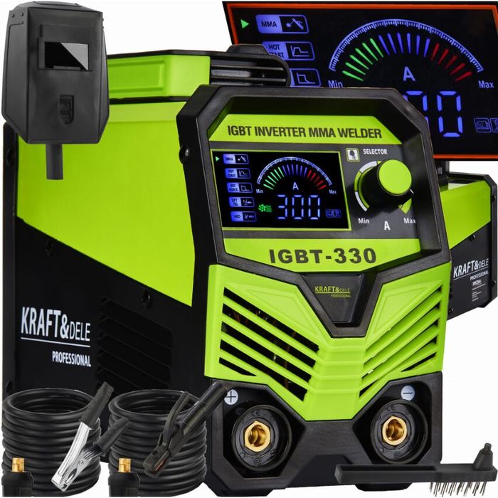 Aparat pentru sudura, afisaj LCD, invertor MMA/TIG Lift, FULX, 330A,