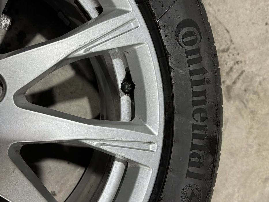 Jante R17 originale audi, anvelope continental vara dot 0622