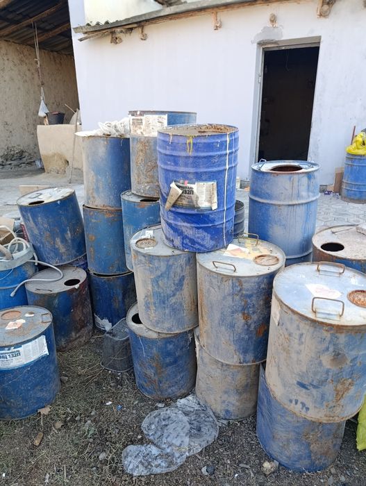 Bochka  kraskadan boʻshagan