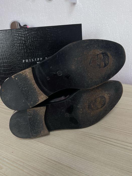 Ghete barbati Philipp Plein originale - marimea 45 - stare foarte buna