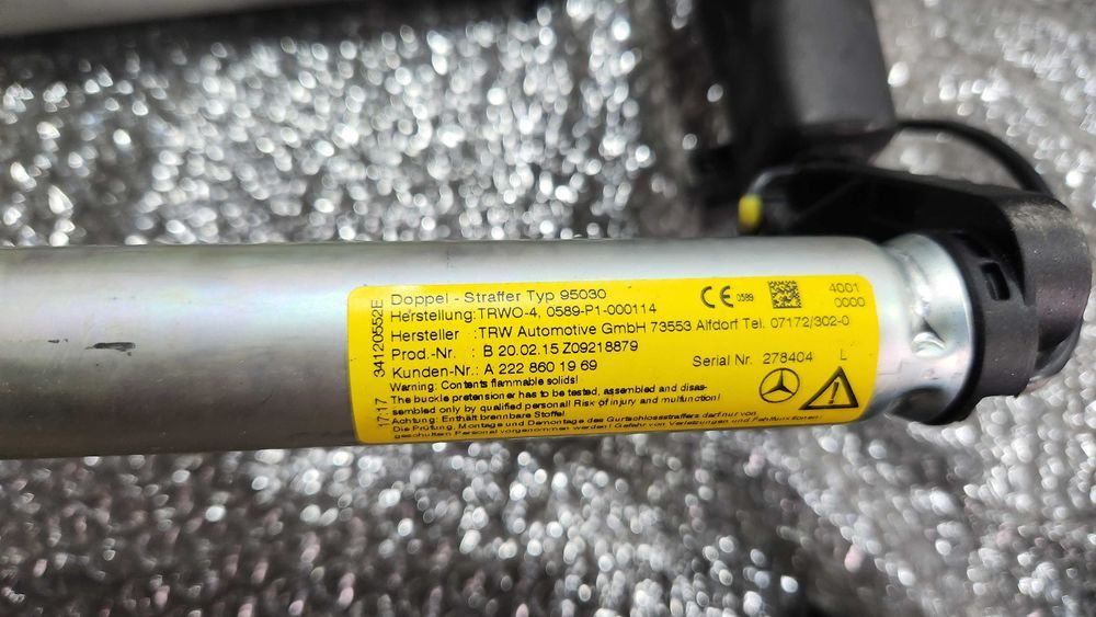 pretensioner scaun pasager A2228602269 Mercedes W222 S class centura