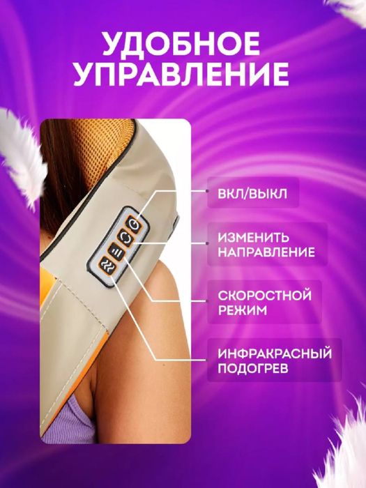 Массажер для шеи, плеч и спины Massager of Neck Kneading