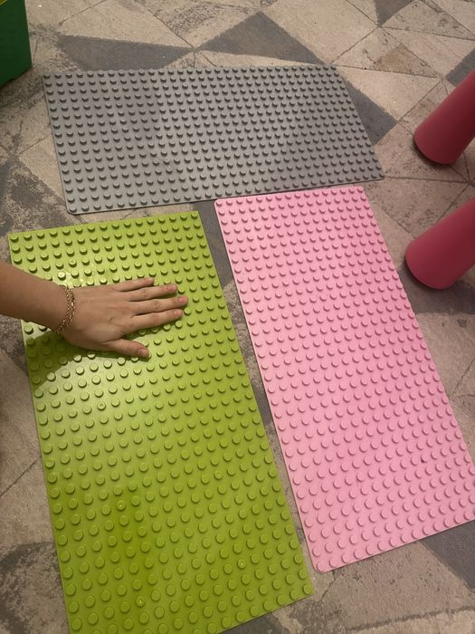 Пластины большие для Lego Duplo 3 шт