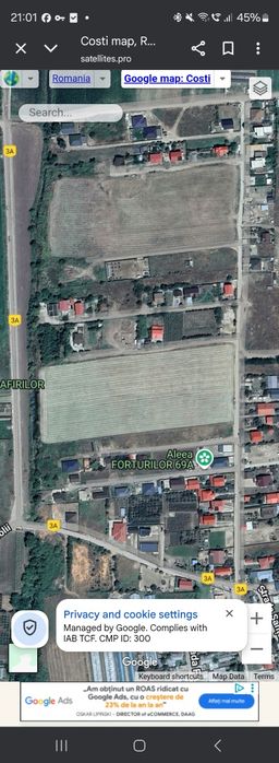 Teren intravilan Satu Costi!!!