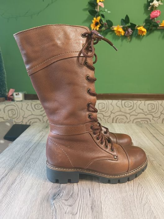 Дамски ботуши естествена кожа