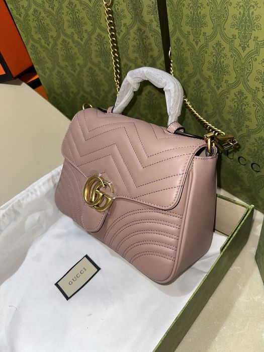 Geanta Gucci Marmont 26cm Dusty Pink