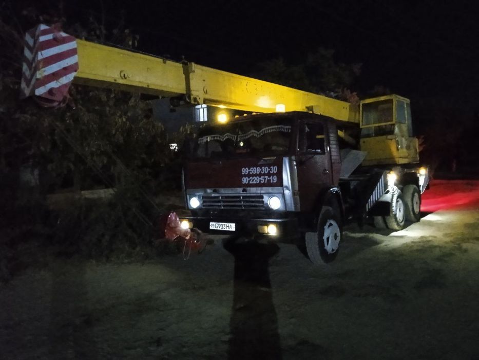 Avtokran. kamaz 16 t