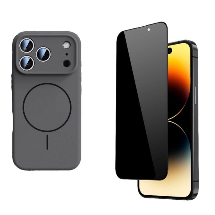 Iphone 17 17 AIR PRO MAX Husa Magnetica  + Folie Sticla Esd Privacy
