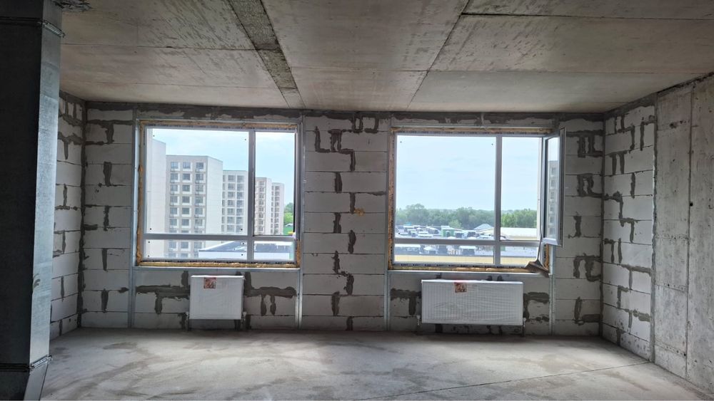 Продам квартиру 41,2 кв.м, отделка черновая