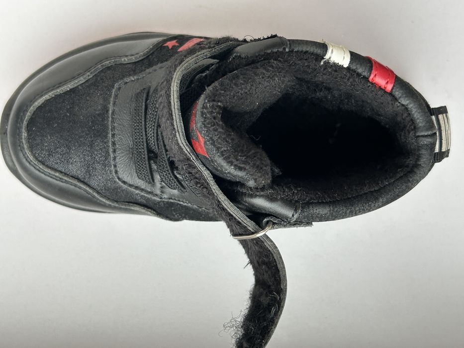 детские кожаные ботинки черные 26 р