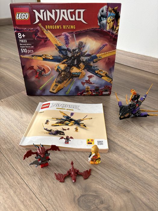 Lego Ninjago 71833 Superavionul cu reactie al lui Ras si Arin