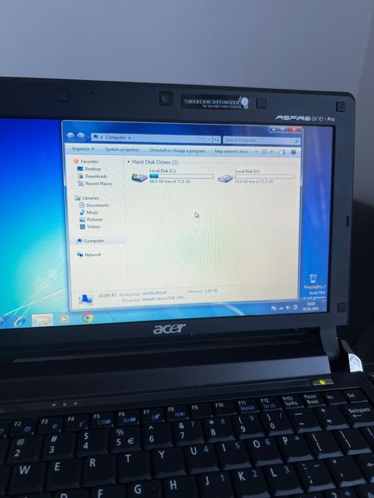 Se vinde leptopuri acer (ASPIR ONE PRO) (4 bucati )