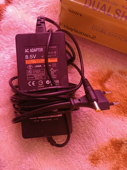 Джойстик на PS2 и блок питания