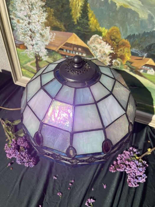 Красива ретро нощна лампа Tiffany в отлично състояние