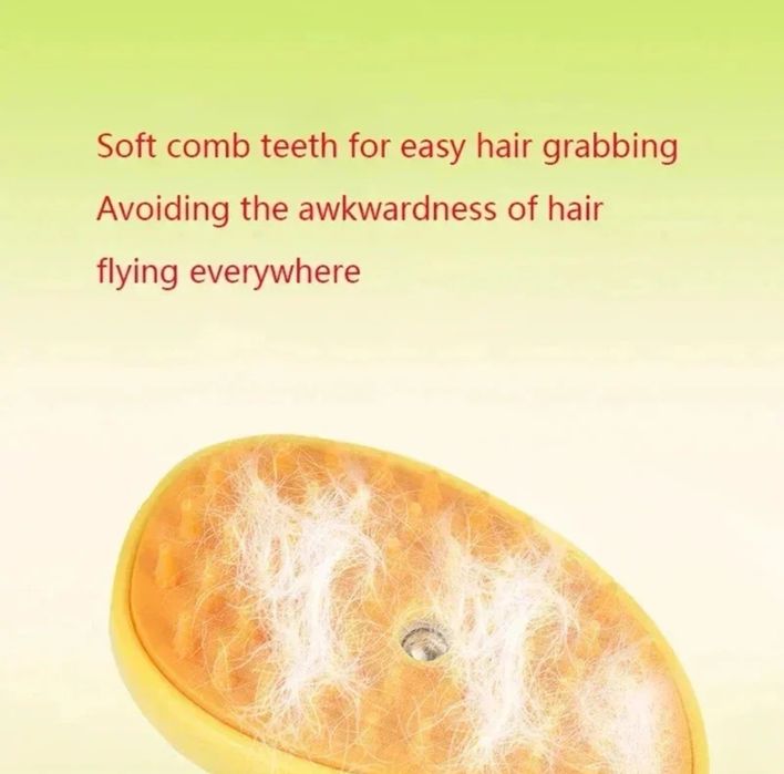 3 в 1 Четка със спрей масажор за домашни любимци котки кучетамасажор с