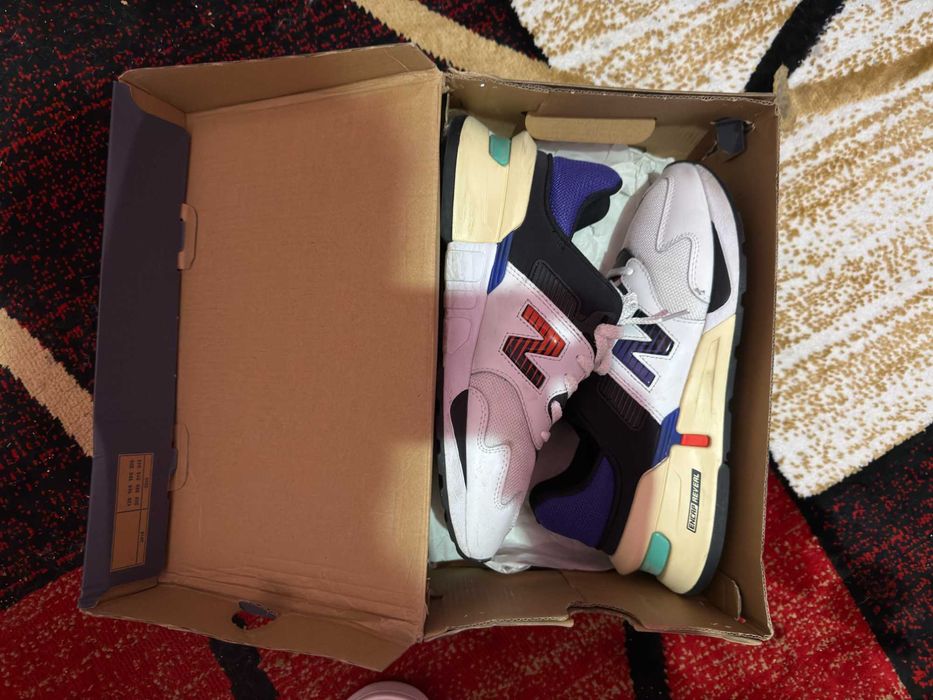 New Balance 997S Alb Munsell Albastru Închis