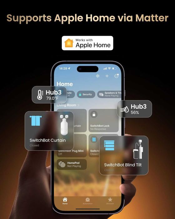 Смарт брава SwitchBot Lock Ultra + Keypad + Hub Mini Matter