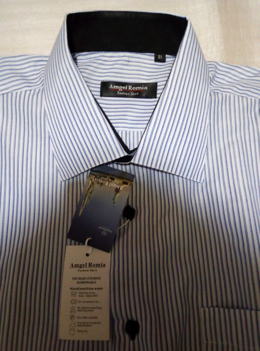 Новая мужская рубашка с длинным рукавом Турция