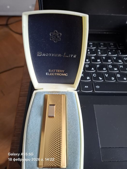 Brother Lite Електронна Запалка 20М.Позлата