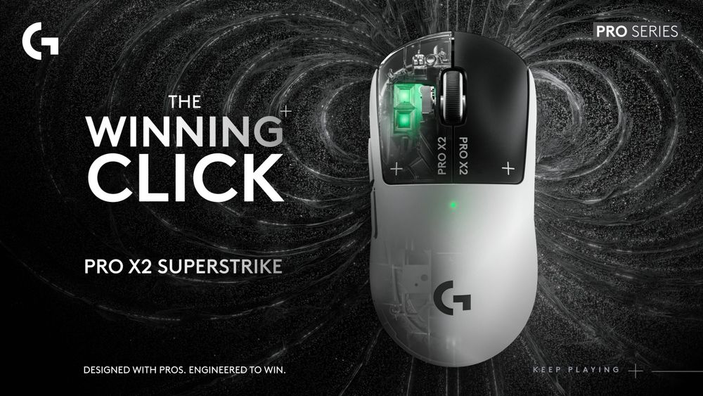 Logitech G Pro X2 Superstrike Gaming Sichqoncha