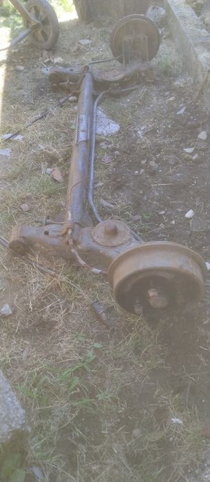 Vând punte cu roții pentru remorcuță motocultor