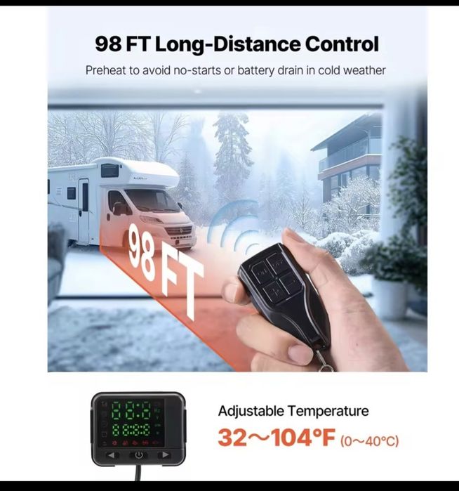 Дизелова печка VEVOR,Промо