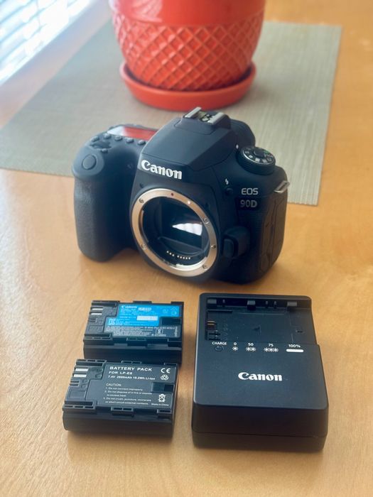 Canon EoS 90D & Ef-s 17-55 2.8 USM ( + 4 lentile, filtre