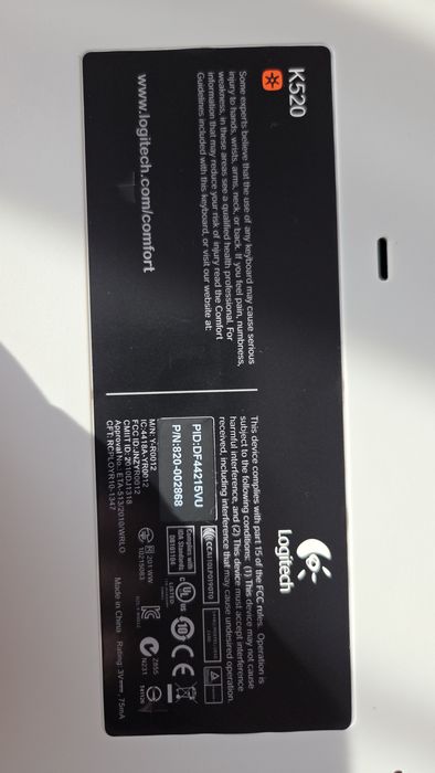 Kit tastatura si mouse Logitech Mk520