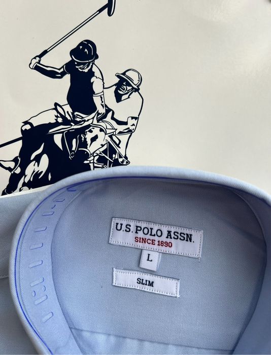 Camasa Polo U.S Assn. marime L, noua cu eticheta