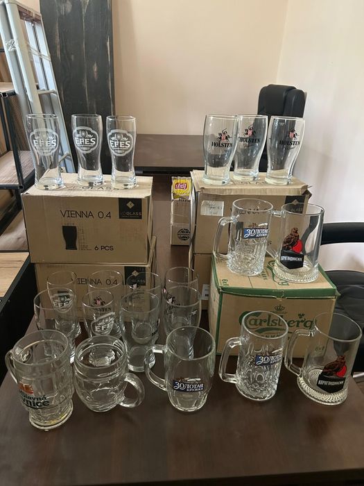 Продам кружки и бокалы