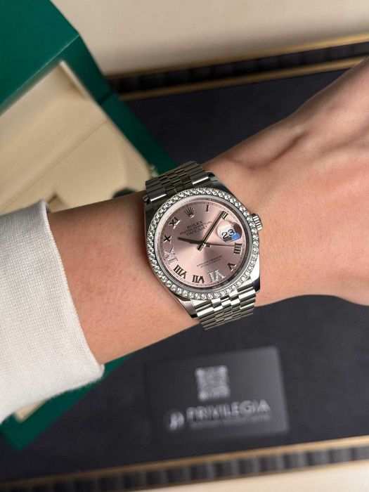 Rolex Datejust 36mm Steel and White Gold 126284rbr роз