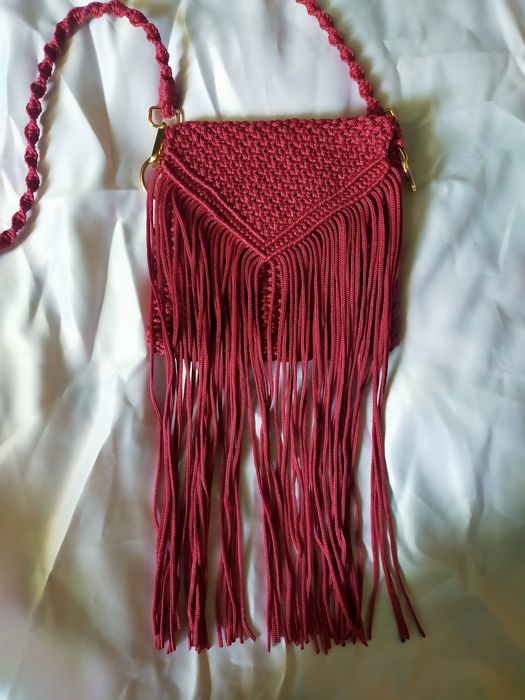 Сумочка макраме ручной работы