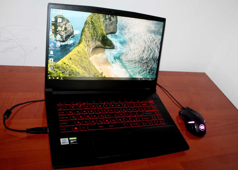 Kuchli Noutbuk sotiladi . igravoy Msi 10 gen GTX 1650
