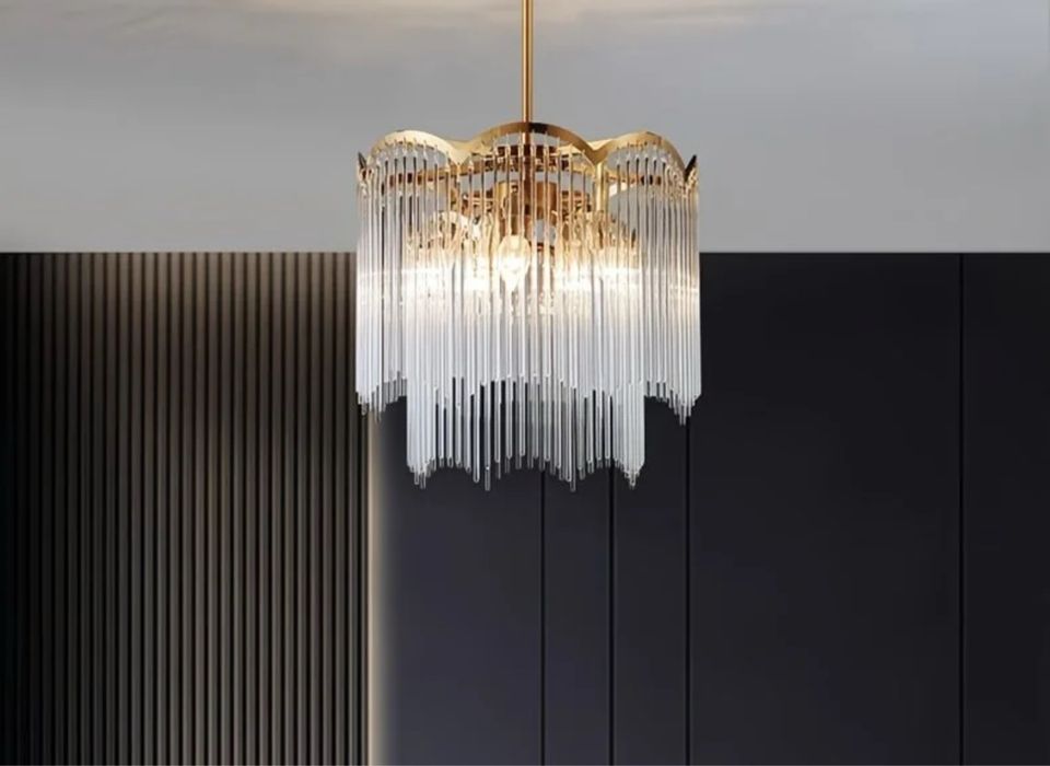 Люстра из нержавеющей стали