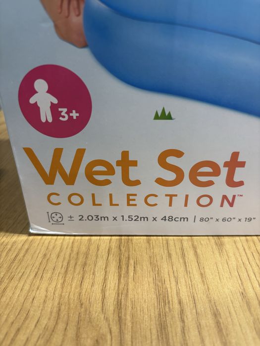 Надуваем семеен басейн Intex Wet Set – нов
