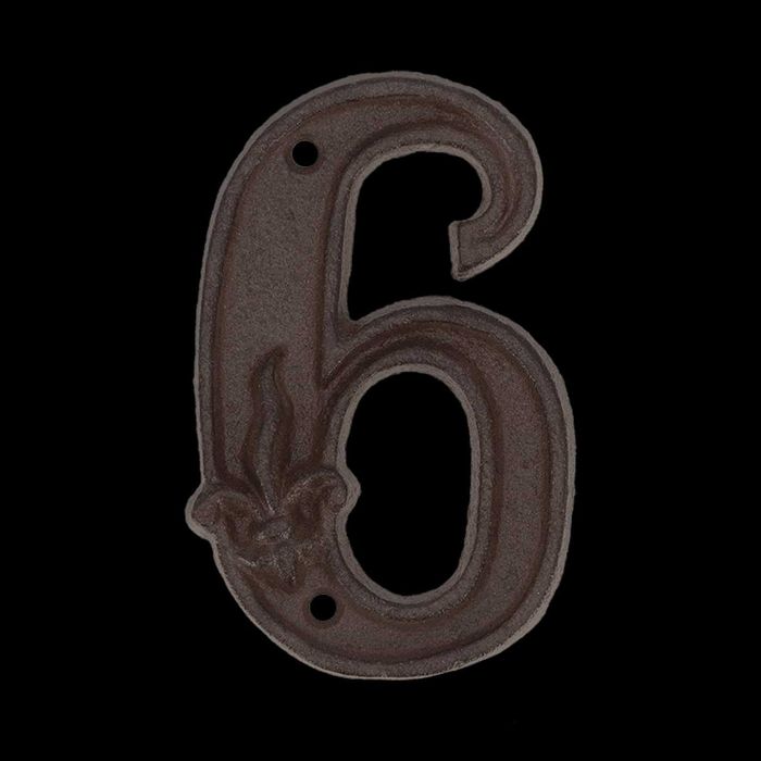 Чугунени цифри за врата